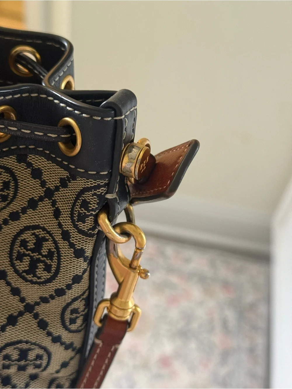 Tory Burch monogram jacquard